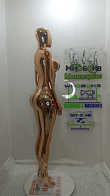 The Olaedo Chrome Female Mannequin The Olaedo Chrome Female Mannequin