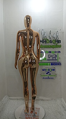 The Olaedo Chrome Female Mannequin The Olaedo Chrome Female Mannequin