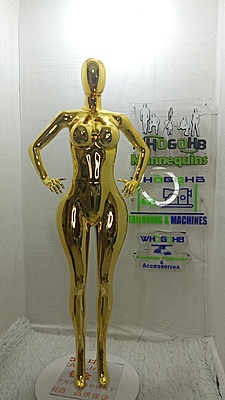 The Olaedo Chrome Female Mannequin The Olaedo Chrome Female Mannequin