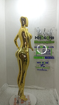 The Olaedo Chrome Female Mannequin The Olaedo Chrome Female Mannequin