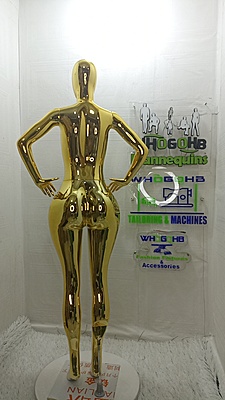 The Olaedo Chrome Female Mannequin The Olaedo Chrome Female Mannequin