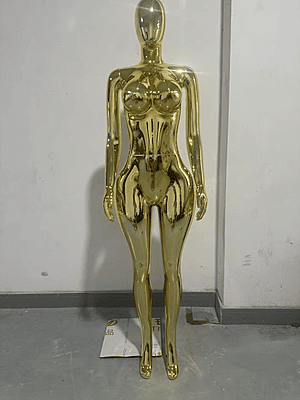 The Olaedo Chrome Female Mannequin The Olaedo Chrome Female Mannequin
