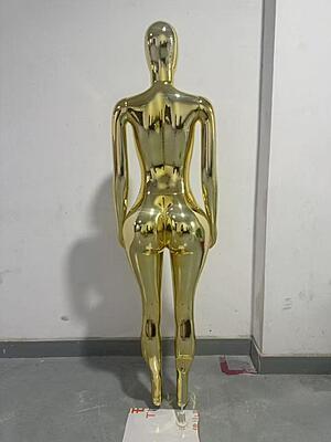 The Olaedo Chrome Female Mannequin The Olaedo Chrome Female Mannequin