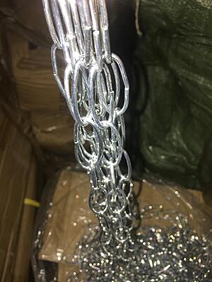 Metal chain display hanger Metal chain display hanger