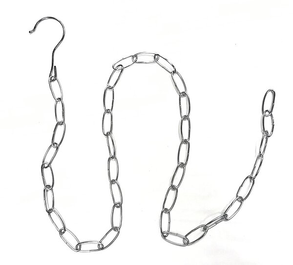 Metal chain display hanger Metal chain display hanger