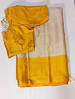 C217: Ready To Ship Beautiful Kanichi Pattu Saree With Stitched Blouse C217: Ready To Ship Beautiful Kanichi Pattu Saree With Stitched Blouse