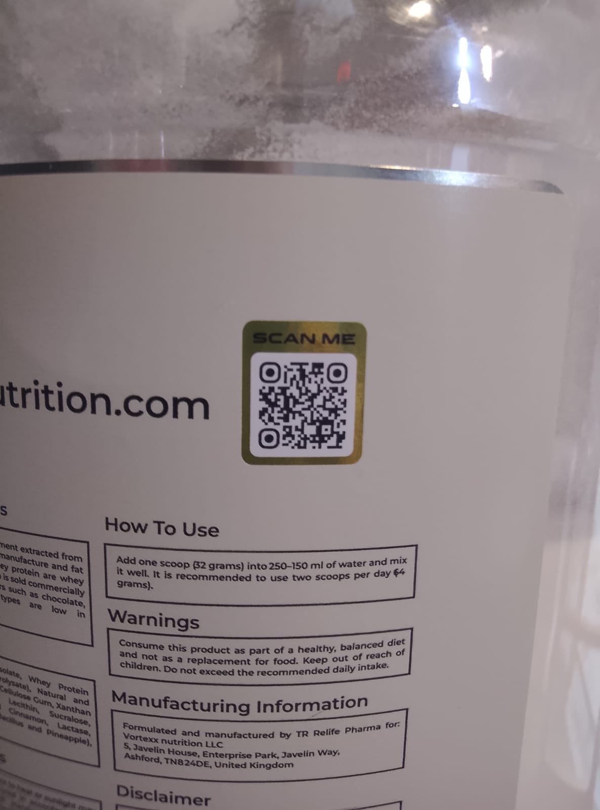 Vortexx Isolate Advanced Protein 2.1kg | ايزوليت بروتين فورتكس