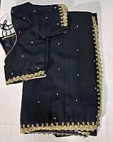 J414: Ready To Ship Beautiful Saree With Stitched Blouse J414: Ready To Ship Beautiful Saree With Stitched Blouse