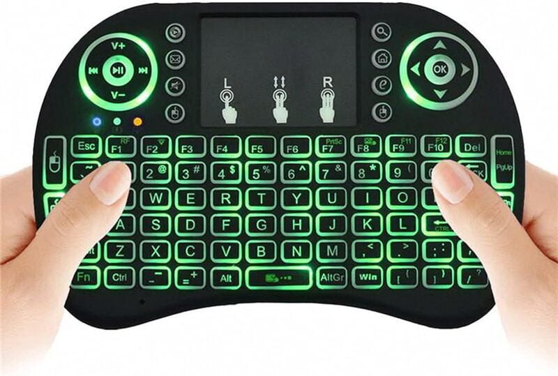 Mini Wireless Keyboard With Touchpad - Arabic/English
