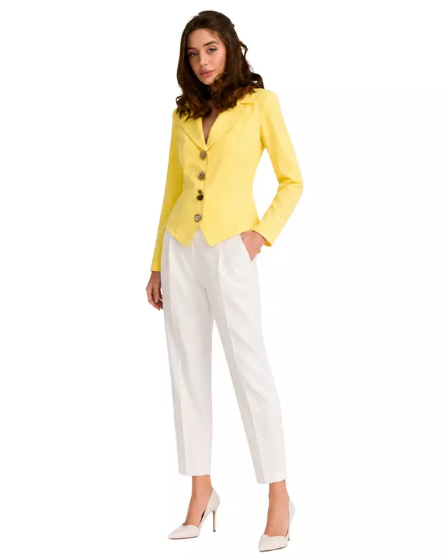Tailored Single-Breasted Blazer