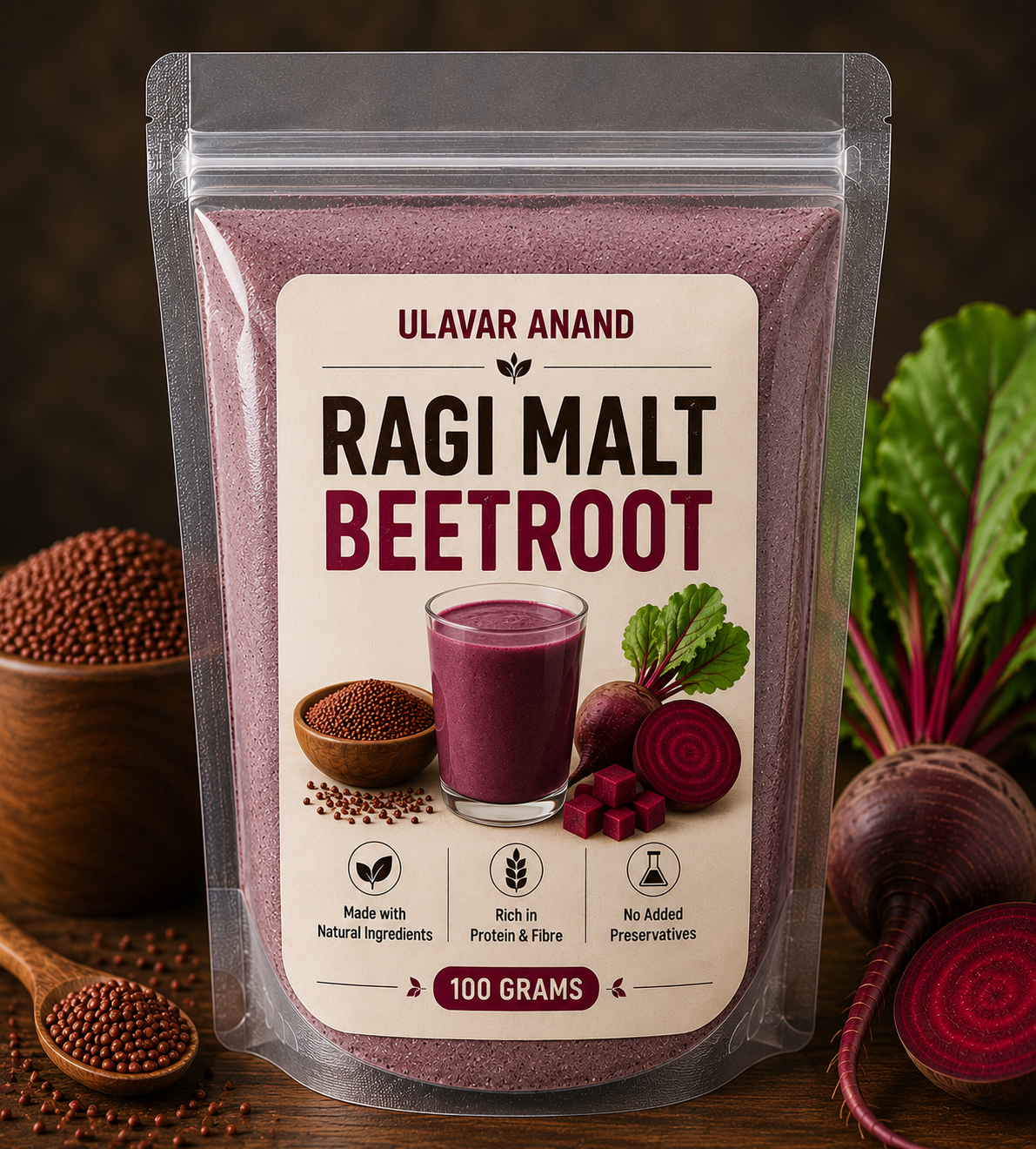 RAAGI MALT BEETROOT 100 G