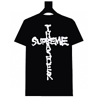 Playera Supreme Thrasher Estilo Tipogr�fico Cruzado
