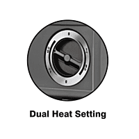 Padmini Quartz Heater Lava 800 with Two Heat Settings