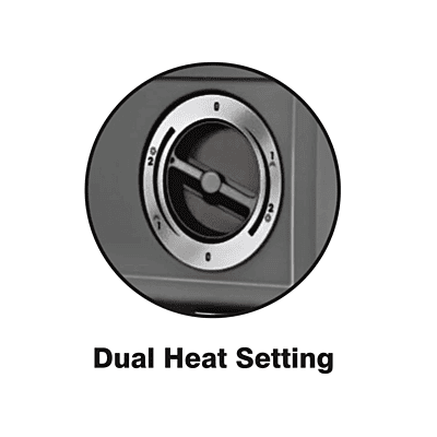 Compact Padmini Lava 1500 electric room heater suitable for home.