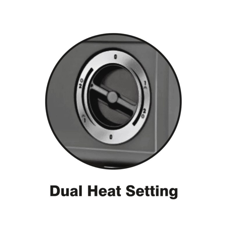 Compact Padmini Lava 1500 electric room heater suitable for home.