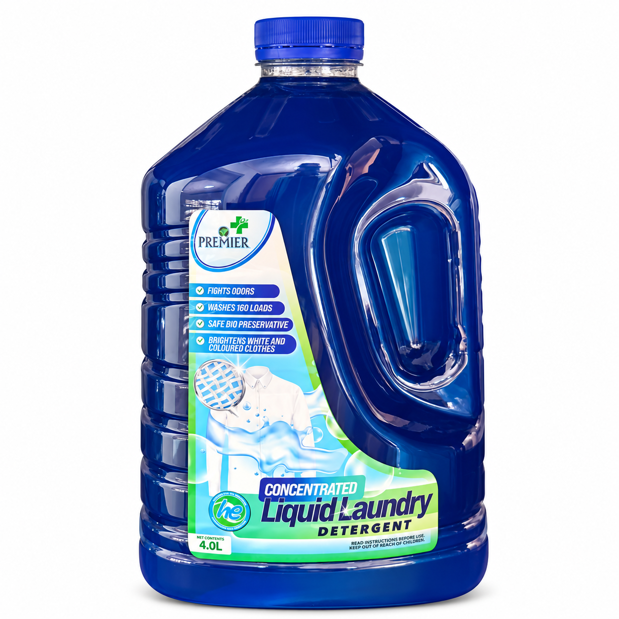 PREMIER LIQUID LAUNDRY DETERGENT DARK BLUE 4L (Premium)