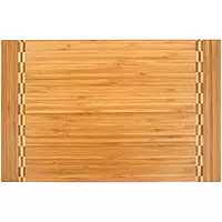 18 1/4"x12" Bamboo Cutting Board with Butcher Block Inlay