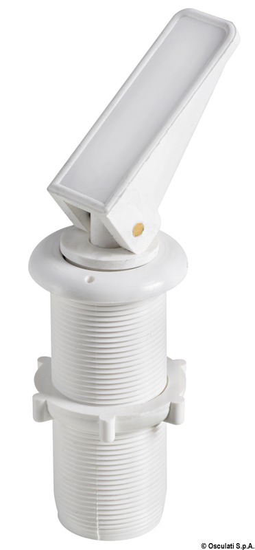 Expandable water drain plug w/bushing white