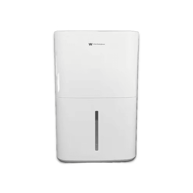 White Westinghouse AWHD123L- 12 Liters Dehumidifier front view White Westinghouse AWHD123L- 12 Liters Dehumidifier front view