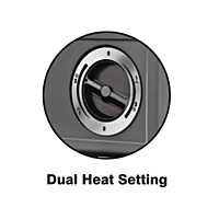 Padmini Quartz Heater Lava 1500 with Dual Heat Settings Padmini Quartz Heater Lava 1500 with Dual Heat Settings