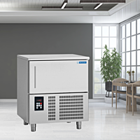 Close-up of the digital control panel on a Blue Star BF05G Blast Freezer. Close-up of the digital control panel on a Blue Star BF05G Blast Freezer.