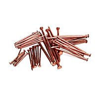 Copper Coins Pack of 5 with Pack of 5 Copper Nails