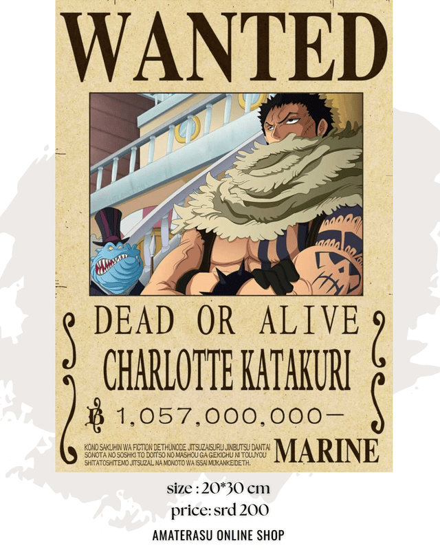 WANTED POSTER KATAKURI