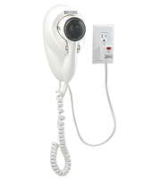Hamilton Beach Wall-Mount Hair Dryer White 1500 Watts