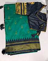 J142: Ready To Ship Beautiful Saree With Stitched Blouse