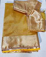 J406: Ready To Ship Beautiful Organza Saree With Stitched Blouse