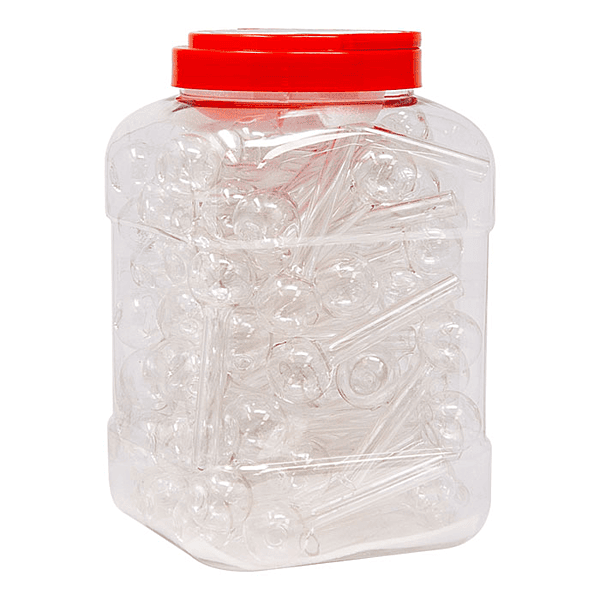 Bubble Pipe Fancy Jar 4" 90ct
