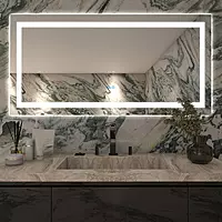 Wall mirror - LED bathroom mirror (36*72 INCH)