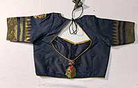 J142: Ready To Ship Beautiful Saree With Stitched Blouse