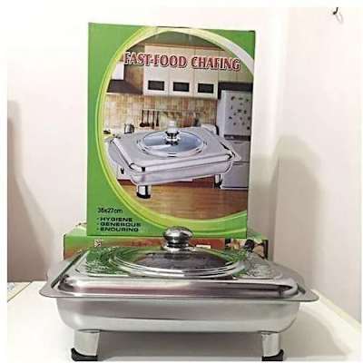 STAINLESS STEEL CHAFING DISH (NOT MINI) 40CM BY 30CM