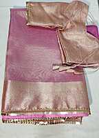 J405: Ready To Ship Beautiful Organza Saree With Stitched Blouse J405: Ready To Ship Beautiful Organza Saree With Stitched Blouse