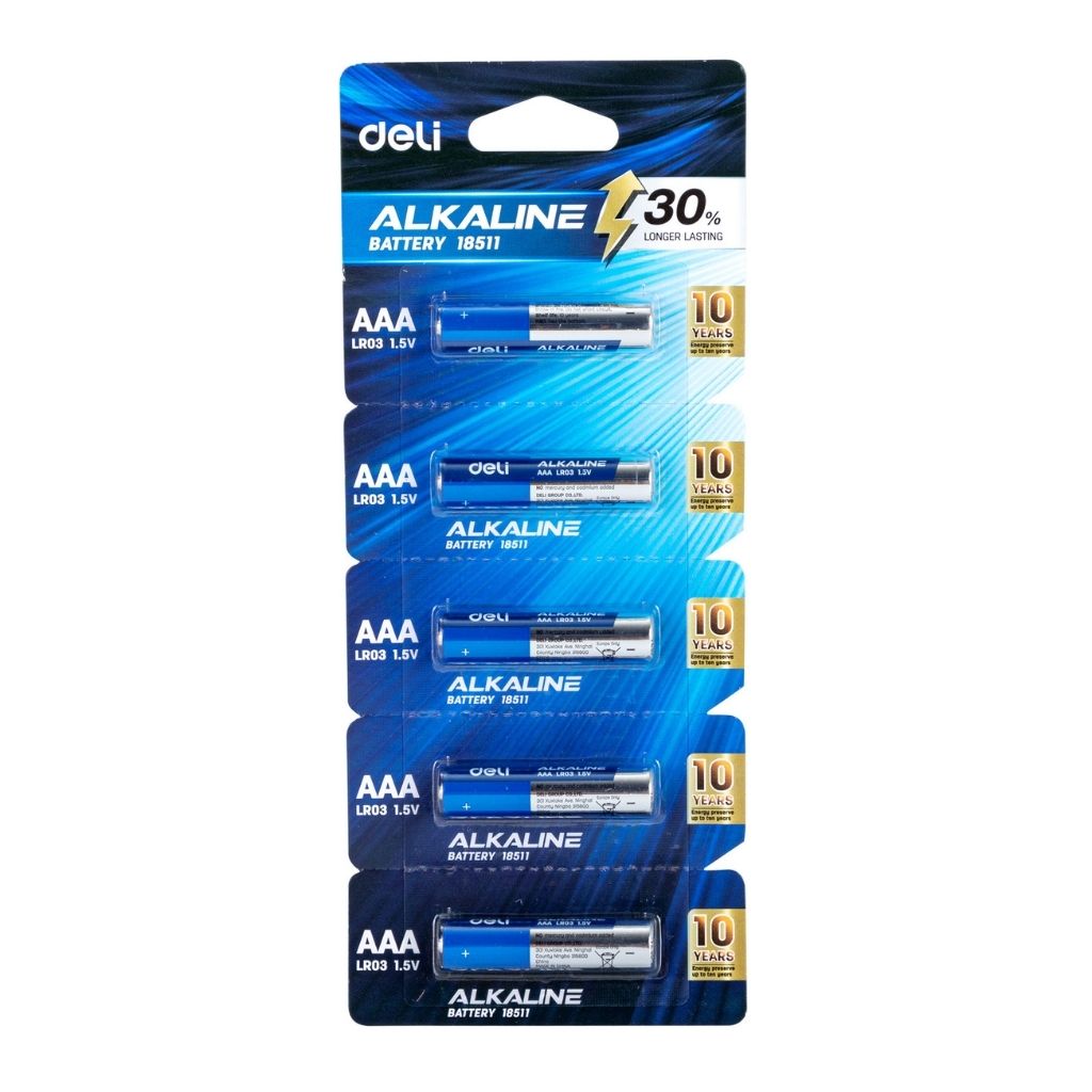 DELI 18511 LR03 ALKALINE BATTERY AAA-pcs