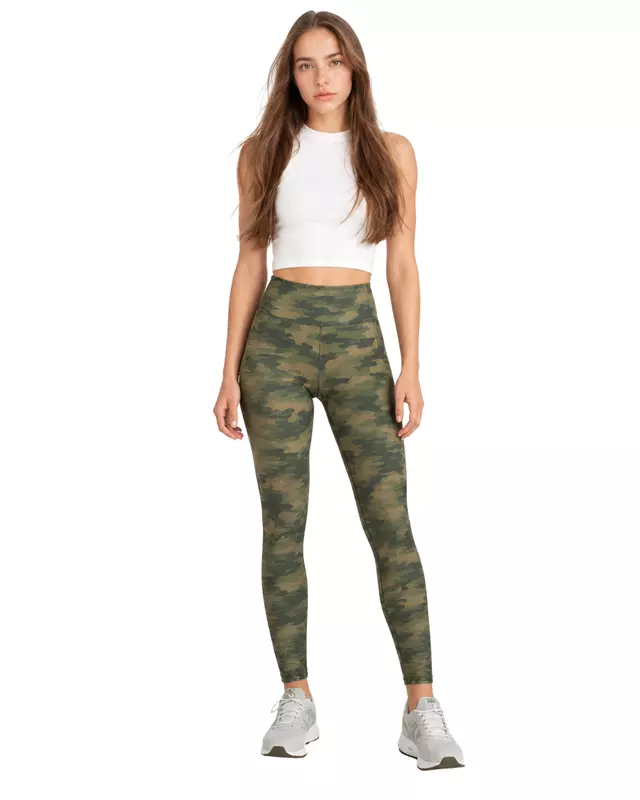High-Waisted Camo Leggings