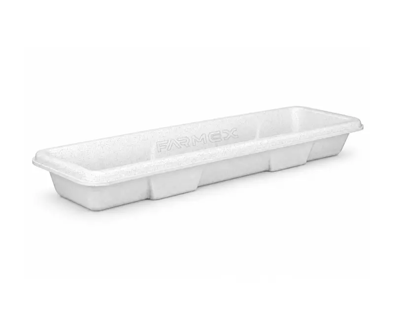 Farmex Feeder Trough 180L White Solo Line
