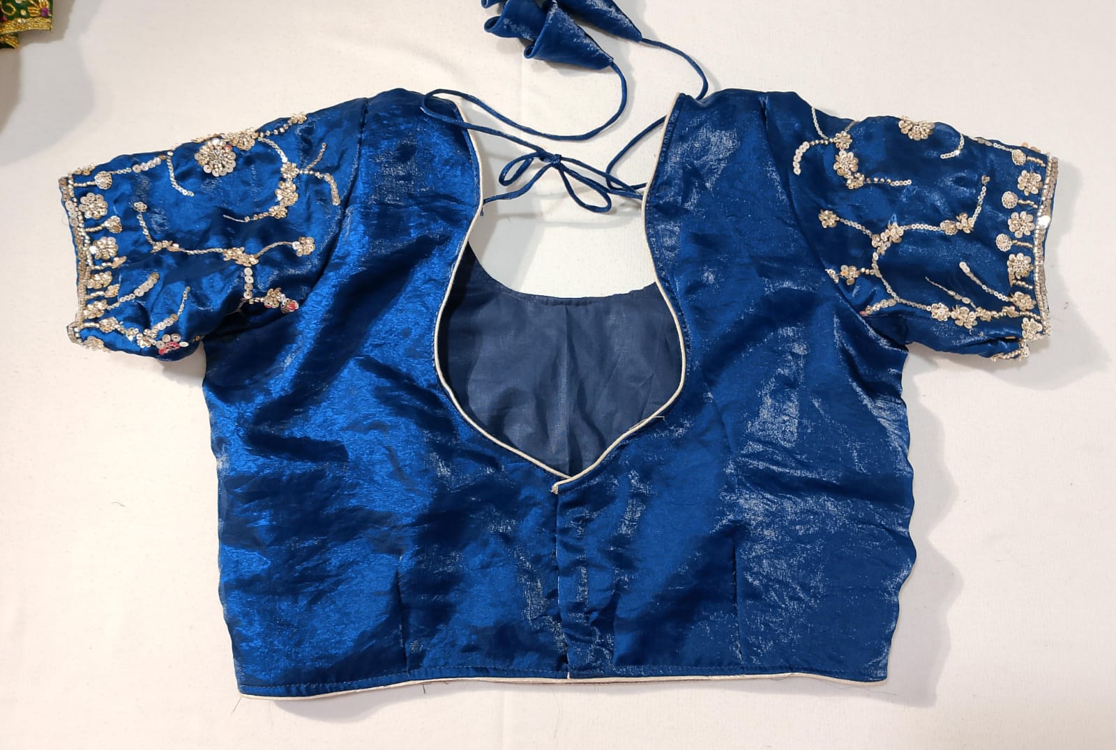 N232: Ready To Ship Beautiful Sequence Work Saree With Stitched Blouse N232: Ready To Ship Beautiful Sequence Work Saree With Stitched Blouse