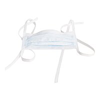 McKesson Surgical Mask ASTM Level 1 Tie Closure One Size Fits Most 