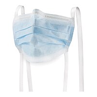 McKesson Surgical Mask ASTM Level 1 Tie Closure One Size Fits Most 