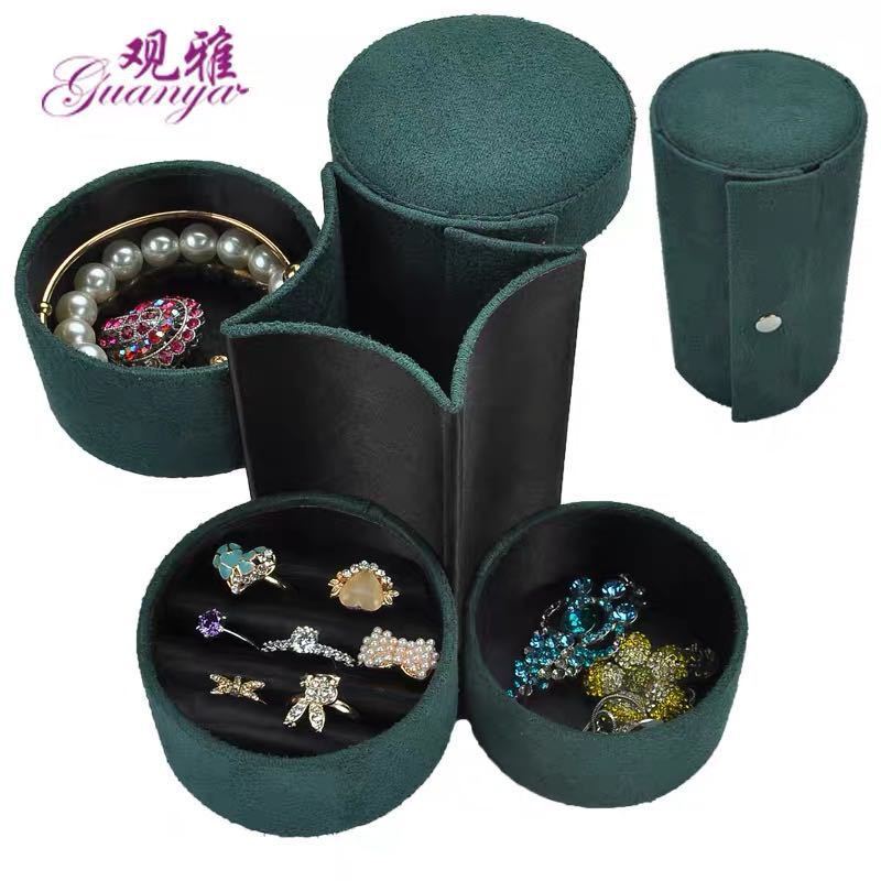 ROTATING PORTABLE JEWELRY ORGANIZER