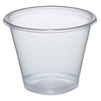Medicine Cup Medegen 1 oz. Clear Plastic Disposable NonSterile