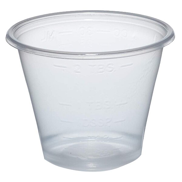 Medicine Cup Medegen 1 oz. Clear Plastic Disposable NonSterile