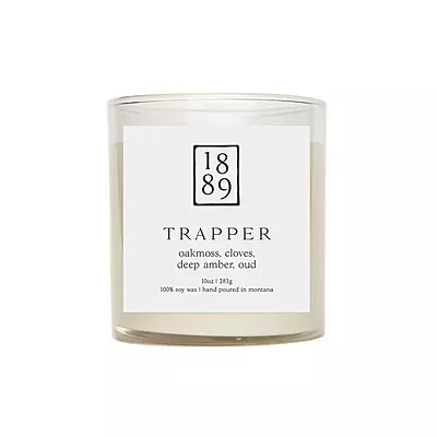 1889 Wax Lighting 10oz Candle - Trapper Scent