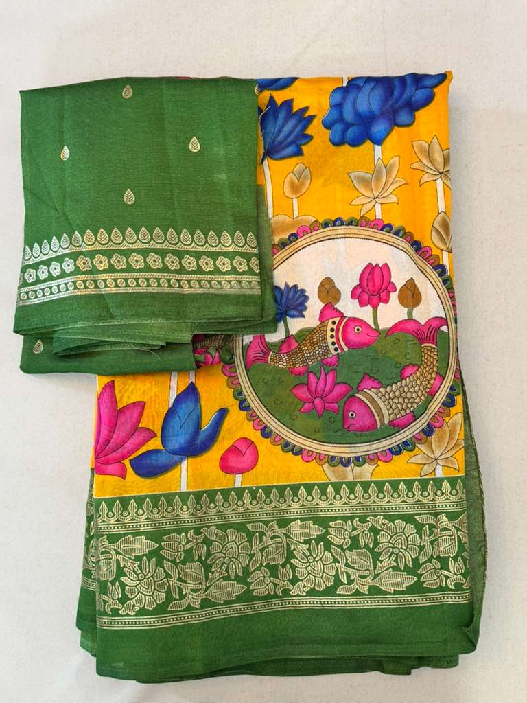 N222: Ready To Ship Beautiful Saree With Stitched Blouse