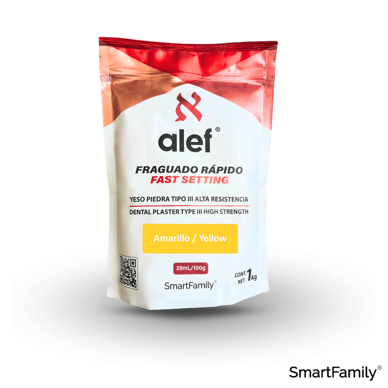 YESO ALEF AMARILLO RAPIDO 1KG