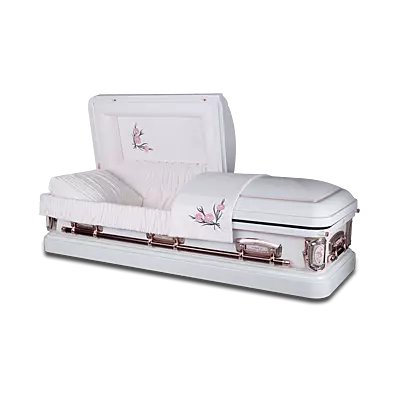 Prim Rose 18 Gauge Steel Casket