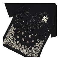 Playera Amiri Estampado Floral Bandana de Lujo