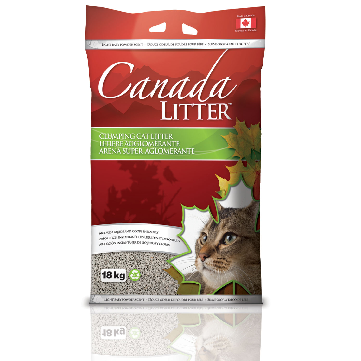 Canada (Cat Litter) 18KG - Baby Powder Canada (Cat Litter) 18KG - Baby Powder